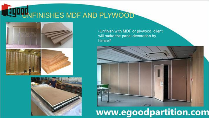 Movable partition,mdf,plywood board,unfinish,raw