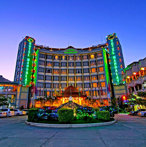 Myanmar Mandalay Amazing hotel hall sliding partition