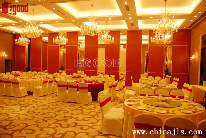 Hotel banquet hall movable partition with melamine finishes