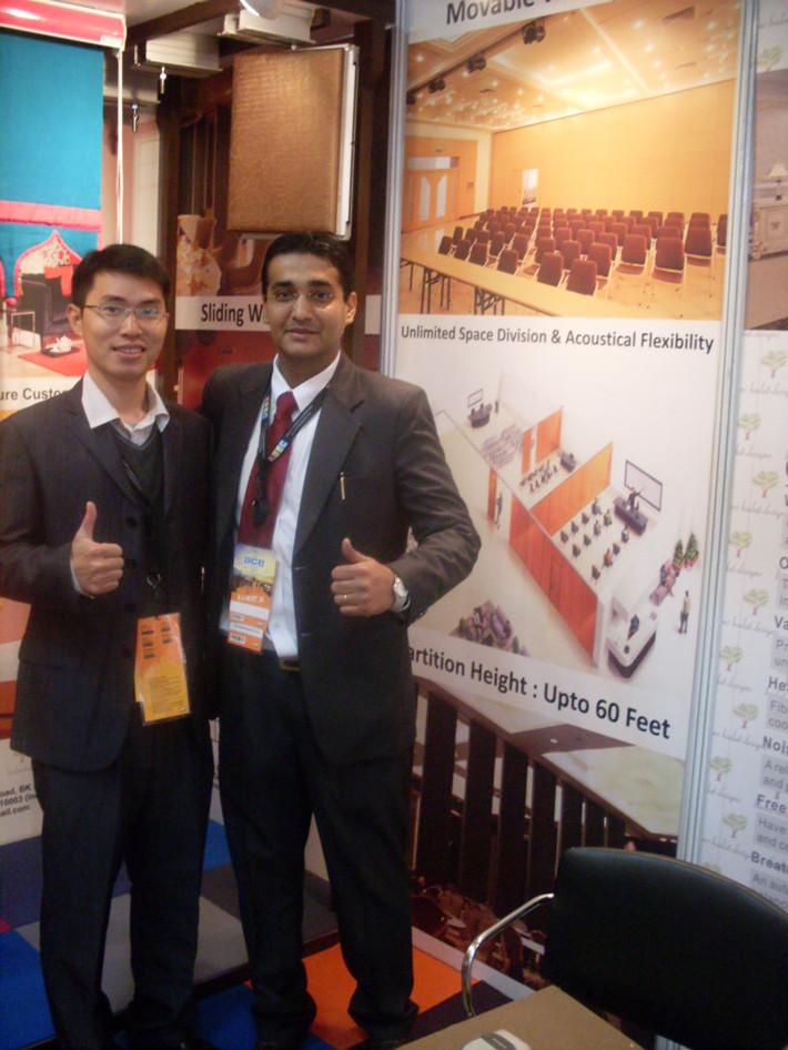Client from india in ACE Tech 2011 exhibition fair