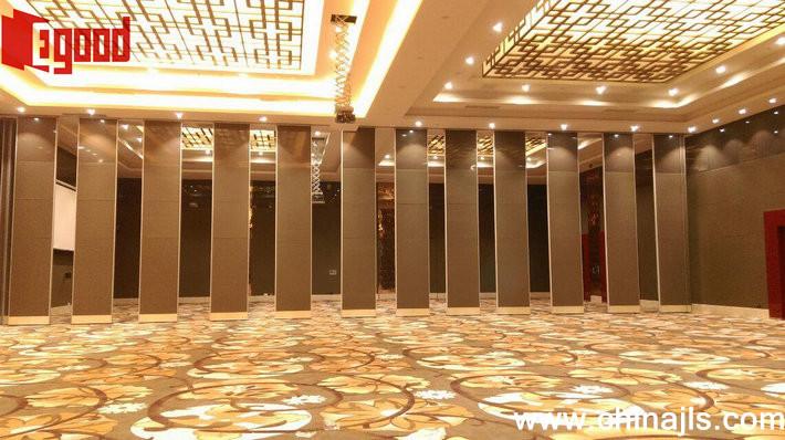 large banquet hall movable partition wall